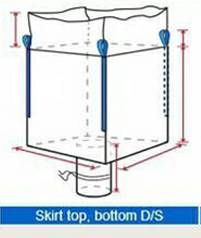 U-skirt top bottom spout side seam loop