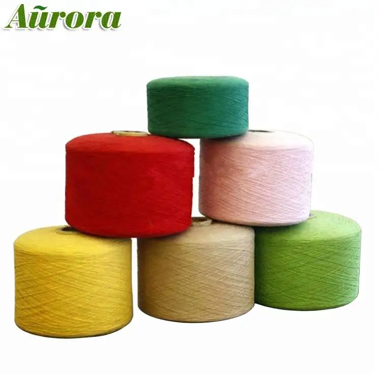 Polyester Cotton mixed Carpet Yarn with good quality