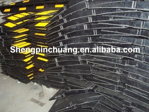 Rampa <span class=keywords><strong>de</strong></span> Goma Antideslizante <span class=keywords><strong>de</strong></span> Alta Resistencia, Color Negro y Amarillo, <span class=keywords><strong>Reductor</strong></span> <span class=keywords><strong>de</strong></span> <span class=keywords><strong>Velocidad</strong></span> para Tráfico, Topes <span class=keywords><strong>de</strong></span> Goma para Reducir la <span class=keywords><strong>Velocidad</strong></span> - Product Image 6