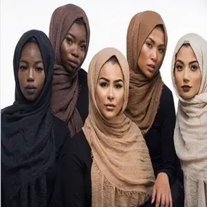 ผ้าพันคอดูไบสำหรับผู้หญิง,ฮิญาบมุสลิมผ้าพันคอแฟชั่นมาเลเซียอาหรับฮิญาบขายส่งในตลาด