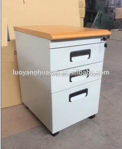 Nhà Văn Phòng <span class=keywords><strong>3</strong></span> Ngăn Kéo Bằng Gỗ Hàng Đầu Thép Di Động Kim Loại Tủ Hồ Sơ - Product Image 4