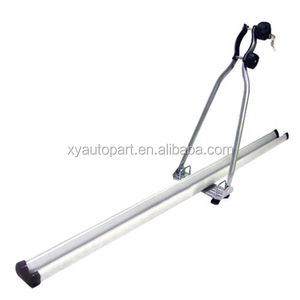 Portaequipajes de aluminio universal para techo de coche, <span class=keywords><strong>portabicicletas</strong></span> para techo, <span class=keywords><strong>portabicicletas</strong></span> para exteriores, marco único con bloqueo <span class=keywords><strong>antirrobo</strong></span> - Product Image 2