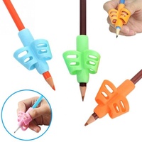 Silicone Pencil Holder Pen Writing Aid Grip Posture Correction Tool for Kids Handwriting Preschool
