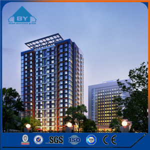 Nặng loại đúc sẵn Kết Cấu Thép cho khách sạn xây dựng tùy chỉnh Cắt Uốn Hàn dịch vụ bao gồm - Product Image 3