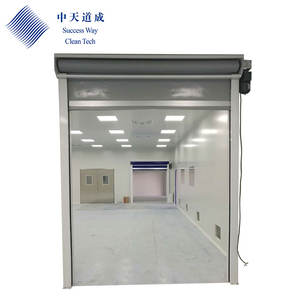 PVC Doux Rideau Vitesse Rouleau Salle Blanche Rapide Enrouler Volet Porte - Product Image 3