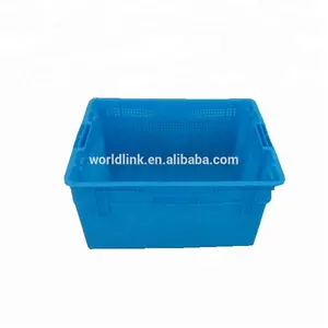 Food Grade Stackable and Nestable Plastic Mesh Tote