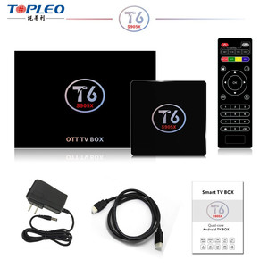 chaude mondial set top box wifi <span class=keywords><strong>IEEE</strong></span> <span class=keywords><strong>802</strong></span>.<span class=keywords><strong>11</strong></span> b/g/n KODI 17.1 avec télécharger le mode d'emploi pour android T6 tv boîte - Product Image 1