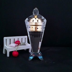 Tazón incensario quemador de incienso de cristal conjunto - Product Image 3