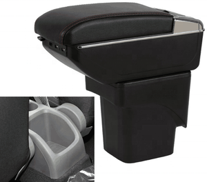 Consola Central de Lujo Daiao para Auto, Caja de Almacenamiento con Cargador USB y Diseño Giratorio para VW Jetta/<span class=keywords><strong>Skoda</strong></span> Superb <span class=keywords><strong>Fabia</strong></span> Octavia - Product Image 2