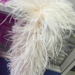 Boa de Plumas de Avestruz Blanca de Alta Calidad y Económica, de 8 Capas, para Danza del Vientre - Product Image 5