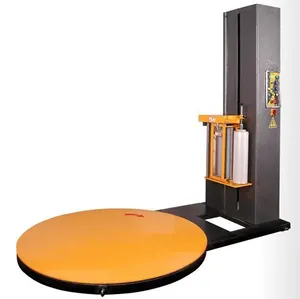 airport luggage strech plastic bubble wrapping machine