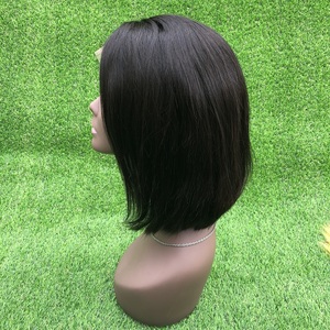 Parrucca taglio <span class=keywords><strong>bob</strong></span> capelli umani frontale in pizzo con capelli del bambino parrucche diritte per capelli umani <span class=keywords><strong>bob</strong></span> corto - Product Image 5