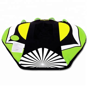 Su misura IN PVC 1 Rider Sci D'acqua Gonfiabile Rimorchiabile Tubo con Copertura In Nylon