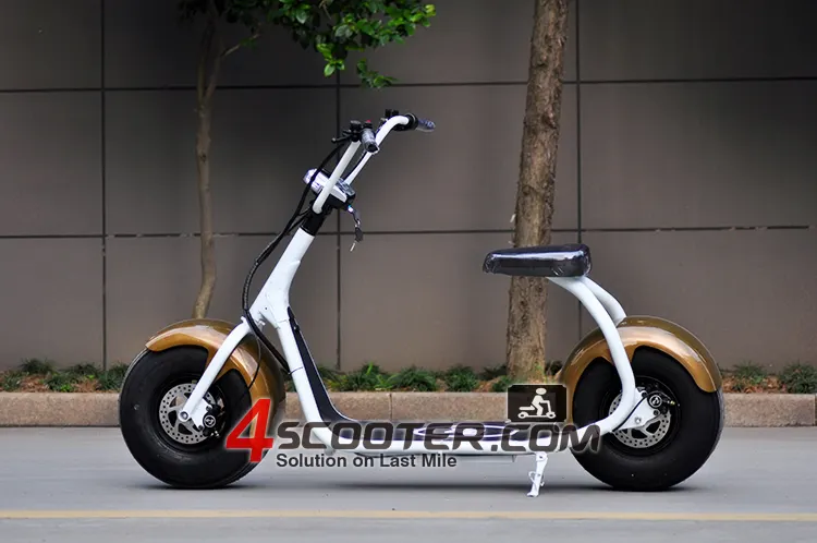 Большой мотор-колесо, электрический скутер 60 В 1000 Вт citycoco скутер