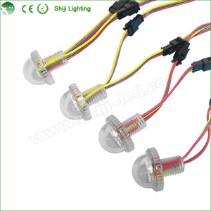 Chất lượng cao IP67 không thấm nước ucs1903ic ws2811 DC12V 5050 <span class=keywords><strong>SMD</strong></span> pixel <span class=keywords><strong>LED</strong></span> 19mm/14mm lỗ 26mm pixel PVC cho cảnh quan điểm đèn - Product Image 6