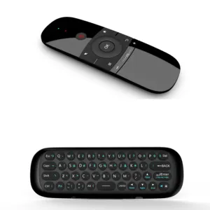 W1 — Mini clavier et souris sans fil, rechargeable, 2018 ghz, pour Android TV, Mini PC et TV, modèle 2.4