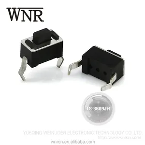WNRE botón Interruptor táctil 3,5*6mm TS-3609JH tacto interruptor 2 pin