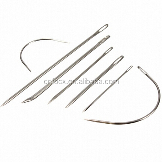 Kit De 7 Agujas Curvas Para Reparar Cuero, Lona Y Tela Gruesa - ¡Super Resistentes Y Fáciles De Usar!