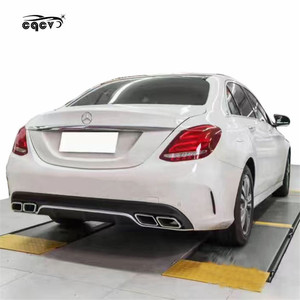 Kit de carrocería para Mercedes Benz clase <span class=keywords><strong>c</strong></span> w205, parachoques delantero y trasero, faldón lateral, material pp am & <span class=keywords><strong>g</strong></span> c63 - Product Image 5