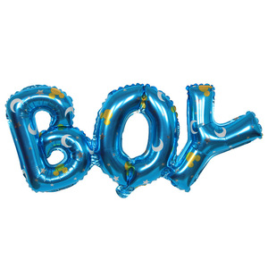Produttori all'ingrosso palloncino in pellicola di alluminio nuovo pezzo di medie dimensioni BABY GIRL BOY decorazione per feste di compleanno per bambini - Product Image 3