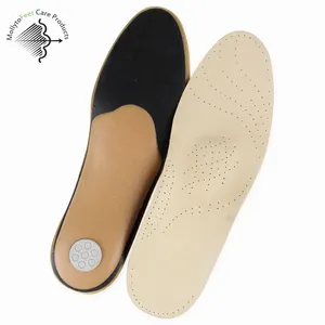 Sol dalam ortopedi busa nyaman dan lateks, penyangga lengkungan sol kaki kulit hangat untuk olahraga untuk sepatu ortopedi - Product Image 2