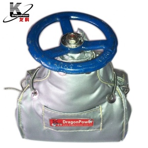 Chaqueta de Aislamiento Térmico Industrial DN25-DN600 para Válvula de Bola de 25 mm, Recubierta de Fibra de Vidrio y Silicona - Product Image 4