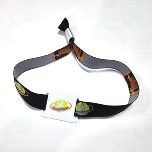 맞춤형 VIP 파티 축제 패브릭 손목밴드 이벤트용 NTAG 213 RFID 손목밴드 콘서트용 - Product Image 3