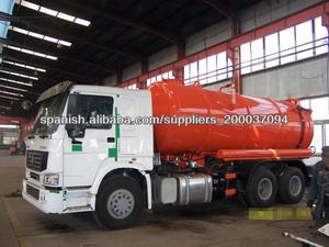 SINOTRUK GP 340HP 6X4 16M3 CAMIÓN <span class=keywords><strong>CISTERNA</strong></span> <span class=keywords><strong>CON</strong></span> ASPIRADORA BOMBA EURO3 - Product Image 1