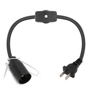 Chúng tôi cắm E12 E14 phẳng điện Dây cáp 303 On Off chuyển đổi ánh sáng Ổ cắm bóng đèn thay thế hệ thống dây điện mở rộng Kit Muối Đèn dây - Product Image 3