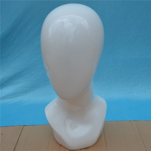 Maniquí de Cabeza <span class=keywords><strong>sin</strong></span> Rostro de Fibra de Vidrio Barato para Sombreros en China - Product Image 4