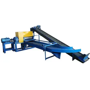 Scrap Car Rubber Crusher Plant/Steel Wire Separation Waste Truck Tyres Recycling Machinery