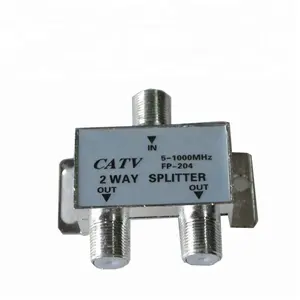 CATV 3 way /4 way splitter Full Power-passing Coax Splitter