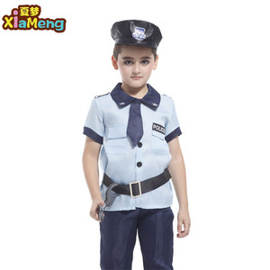 <span class=keywords><strong>2018</strong></span> fiesta de halloween uniforme de policía traje para niños - Product Image 4