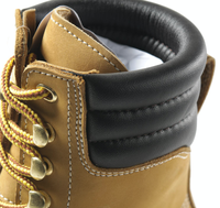 Sepatu Boot Latihan Warna Khaki Berkualitas Tinggi dari Kulit Sapi