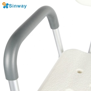 כלי משלוח מקלחת כיסא התקנה של הקשישים אמבטיה אמבטיה עם גב משענת אלומיניום אמבטיה כיסא - Product Image 3