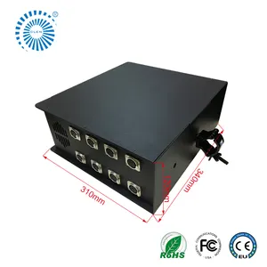 1 entrada 1 LED de Salida DVI TCP interruptor vídeo Controllerfor pared de vídeo