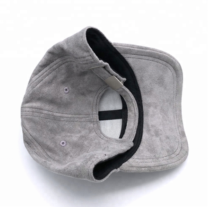 Topi Bisbol Kulit Imitasi Suede Kualitas Tinggi dengan Jahitan Warna Kontras - Product Image 3