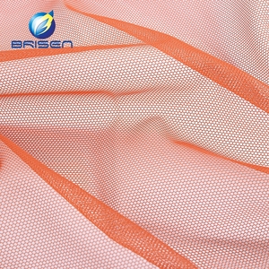 Polyester Fabric Type 6430 Polyester Hexagonal Tulle Textile Mesh Fabric For Dresses Underwear Embroidery