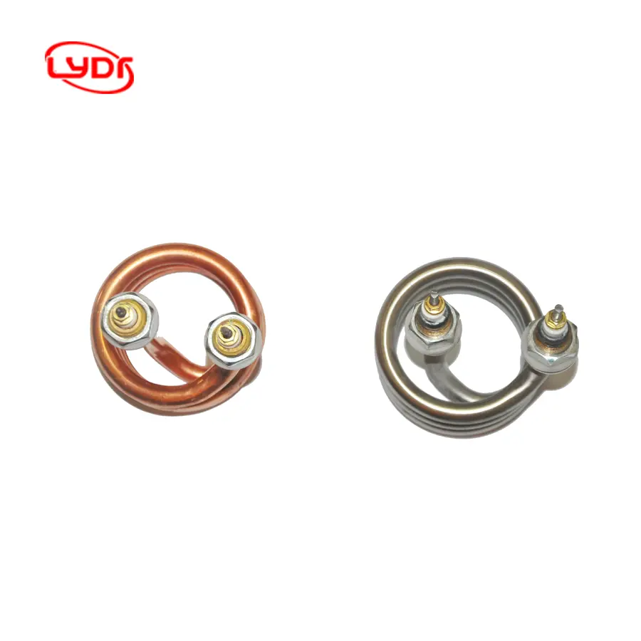 LYDRカスタマイズ銅スパイラル加熱管、電気発熱体、コイル管発熱体