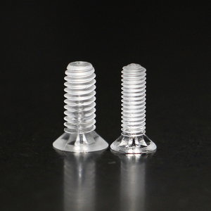 M2 M3 M4 M5 <span class=keywords><strong>M6</strong></span> chéo lõm chìm đầu Polycarbonate PC Acrylic vít nhựa trong suốt vít - Product Image 2