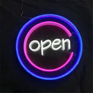 Custom Script Font LED Neon Sign LED Lighting Flex Neon Light Letters Sign Board