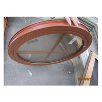 Perfil de aluminio estándar australiano Ventana de parrilla redonda Ventana redonda fija a la venta