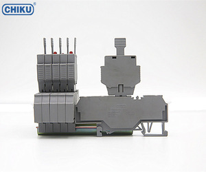 6.3A 250V दीन रेल घुड़सवार के साथ फ्यूज टर्मिनल ब्लॉक, disconnector टर्मिनल ब्लॉक - Product Image 5