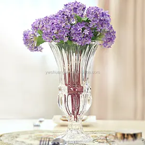 Offre Spéciale mode moderne table décoration transparent vase pour mariage