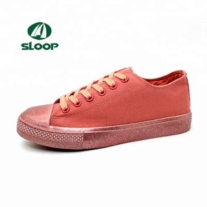 Blank hommes <span class=keywords><strong>toile</strong></span> baskets blanches - Product Image 6