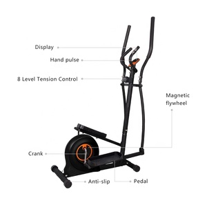 Machine d'<span class=keywords><strong>elliptique</strong></span>, appareil d'entraînement avec poignées de fréquence cardiaque - Product Image 2