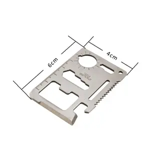 Supuer 11 in 1 carta di sopravvivenza tascabile portatile all'aperto - Product Image 1