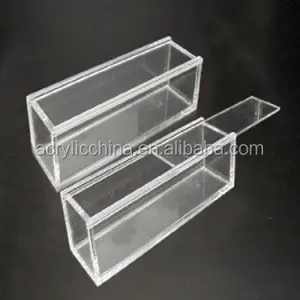 acrylic sliding lid storage box