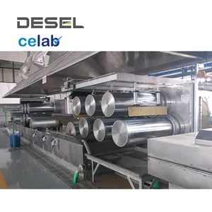 Recycled polyester staple fiber line extruding machine spinning and cutting units