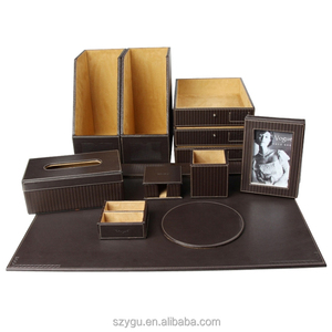 Nouveau Style <span class=keywords><strong>bureau</strong></span> ensemble de <span class=keywords><strong>bureau</strong></span> <span class=keywords><strong>organisateur</strong></span> Oem 7 pièces en <span class=keywords><strong>cuir</strong></span> Pu <span class=keywords><strong>bureau</strong></span> accessoires de luxe personnalisé en <span class=keywords><strong>cuir</strong></span> <span class=keywords><strong>bureau</strong></span> ensemble accessoires - Product Image 2